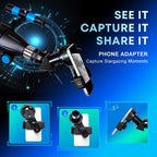 Hawkko Telescopio para adultos y niños, 3.150 in de apertura, 23.622 in de alta potencia telescopio para principiantes de astronomía - Telescopios refractores con trípode AZ