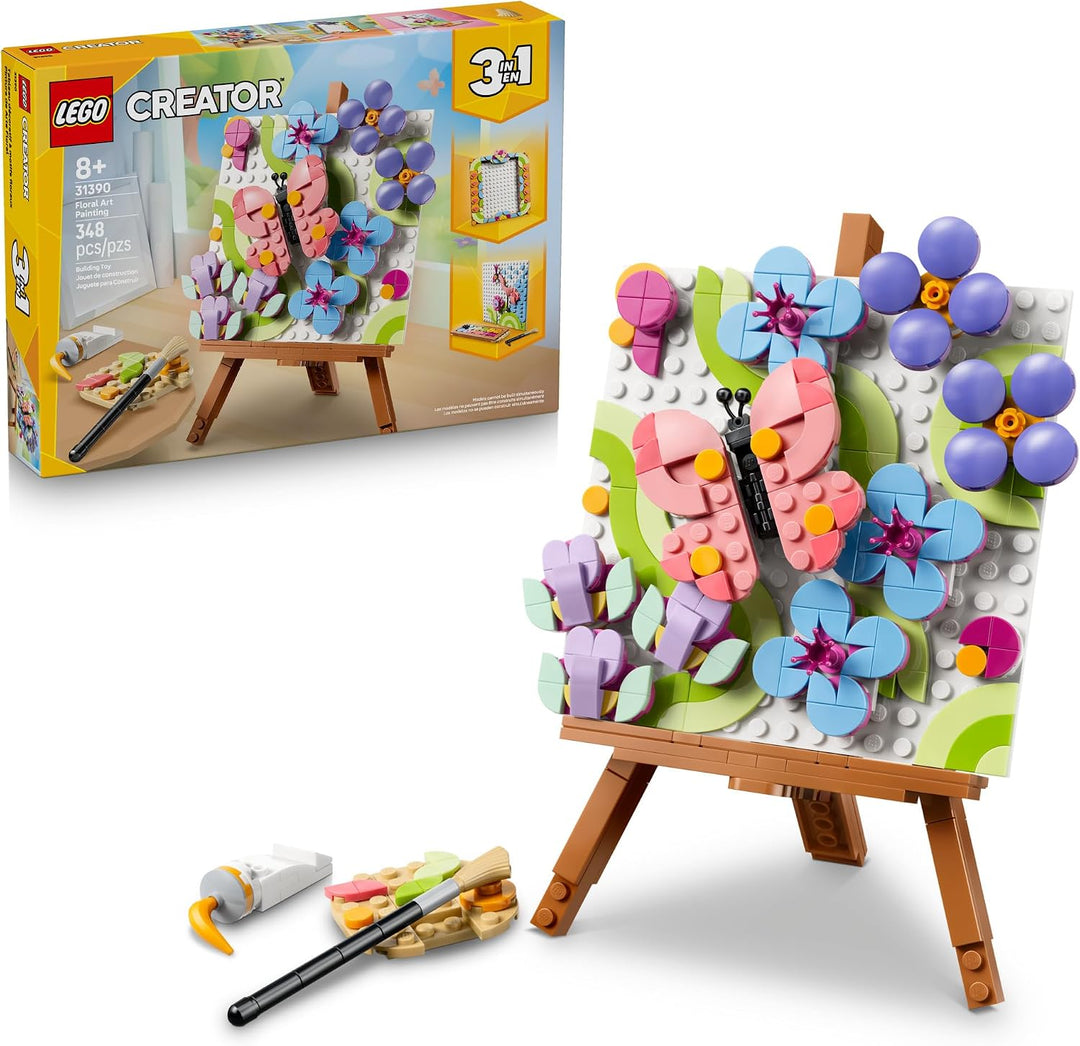 LEGO Creator Pintura decorativa artística floral 3 en 1 31390 | Jug...
