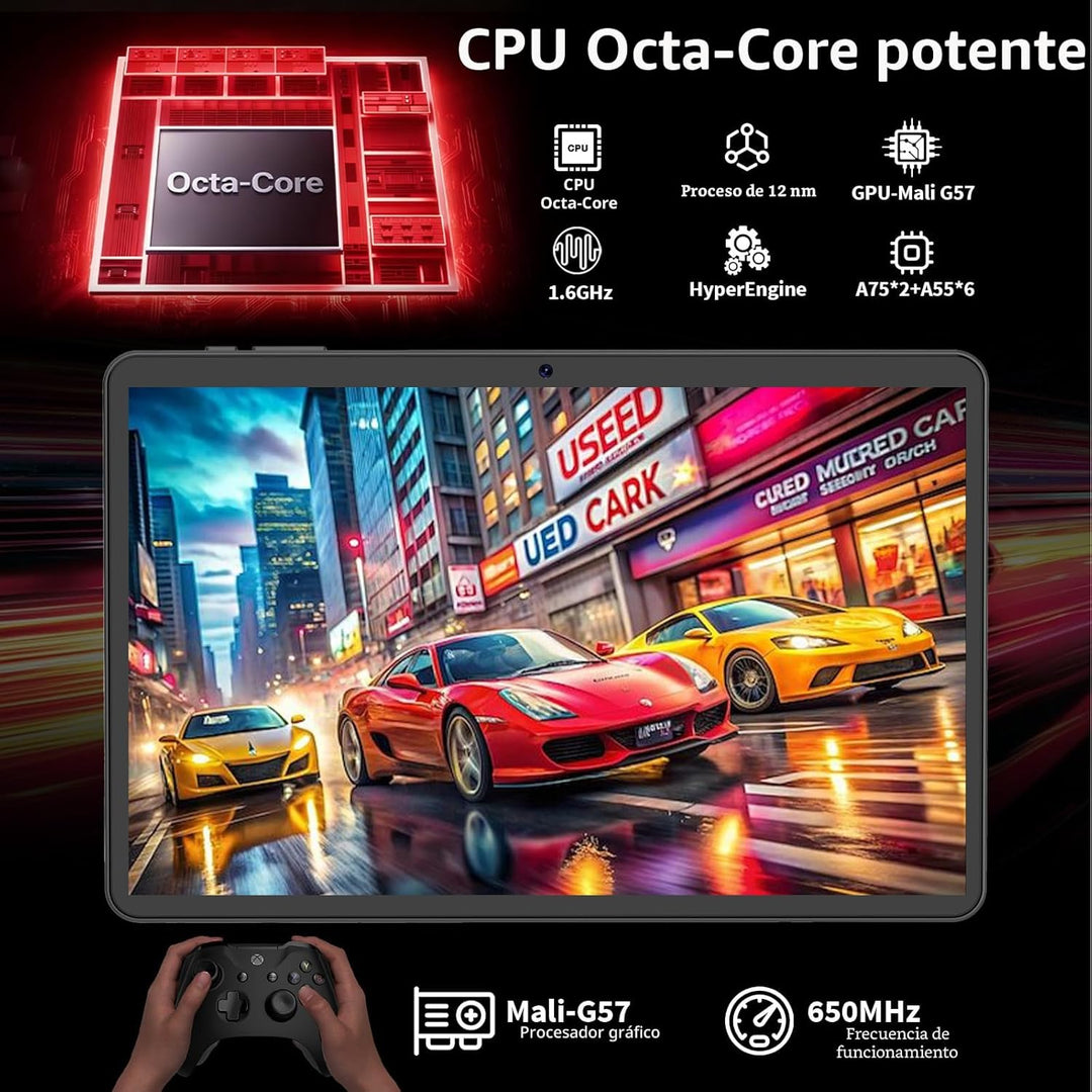 Tableta Android, tableta Android 16 de 10 pulgadas 2026 con teclado...