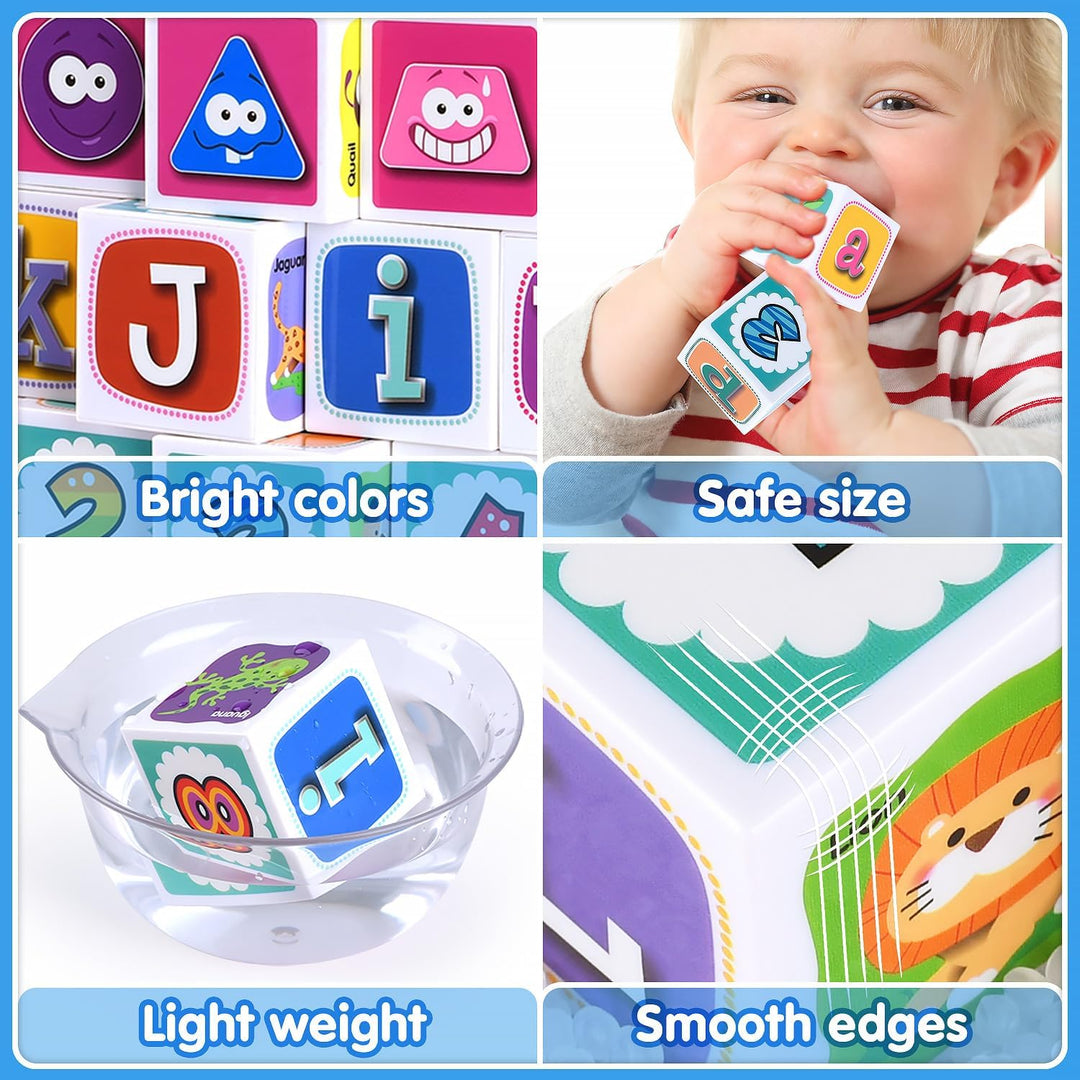 PLAY ABC - Bloques de construcción para niños pequeños de