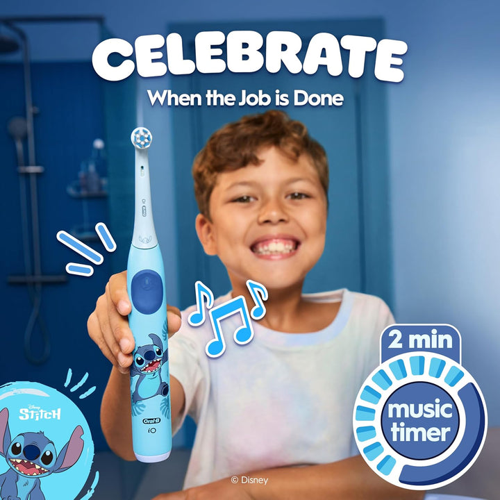 Oral-B iO - Cepillo de dientes eléctrico recargable para niños, Sti...