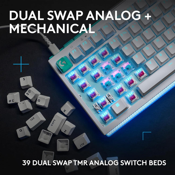 Logitech G 512 X 98 Dual SWAP, teclado analógico\/mecánico para jue...