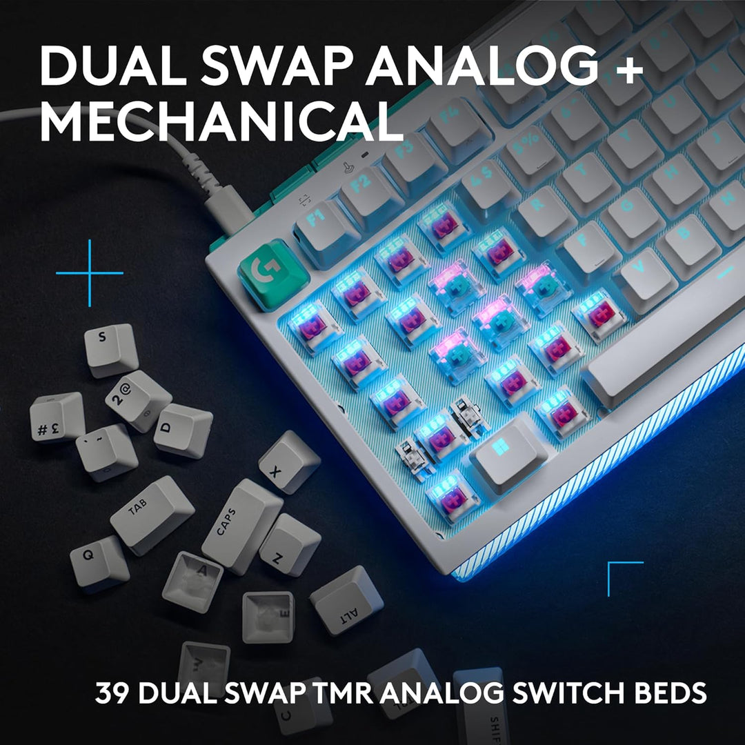 Logitech G 512 X 98 Dual SWAP, teclado analógico\/mecánico para jue...