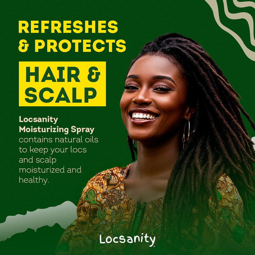 Loc Spray - Locsanity - Spray hidratante diario de agua de rosas y...