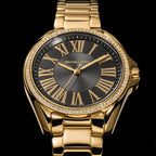 Reloj para mujer Michael Kors Kaycie, pulsera de acero inoxidable y pavé de cristales para mujer