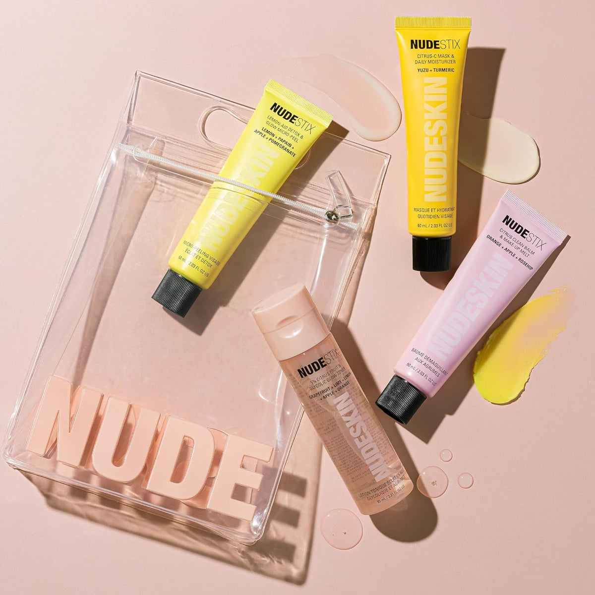 Nudestix Nude Essentials for Makeup - Juego de cuidado de la piel d...