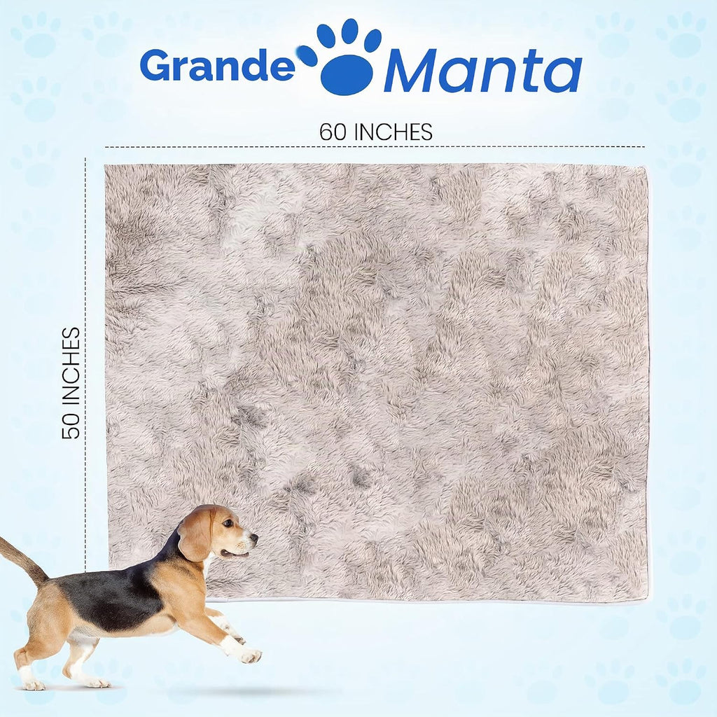 PupProtector - Manta impermeable, color gris, 60 x 50 pulgadas