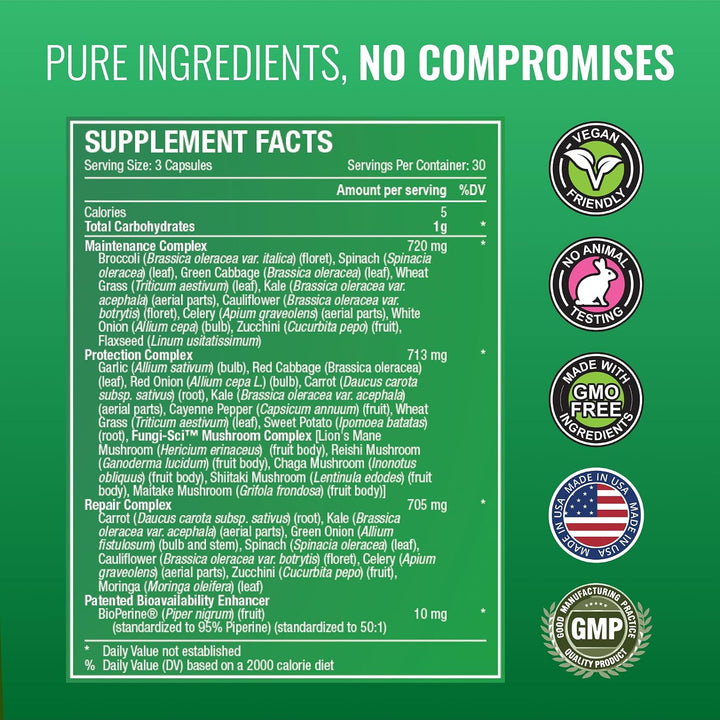 Approved Science Frutas y verduras - 42 suplementos de frutas y ver...