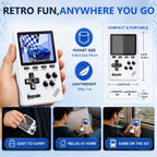 Consola de juegos portátil retro para adultos, pantalla IPS de 3 pulgadas