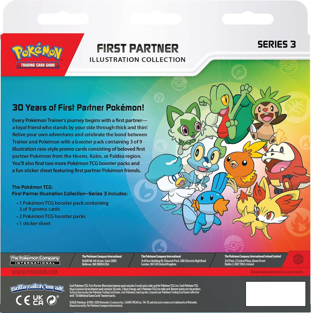 Pokémon TCG: Colección de Ilustraciones para el Primer Partner — Serie 3