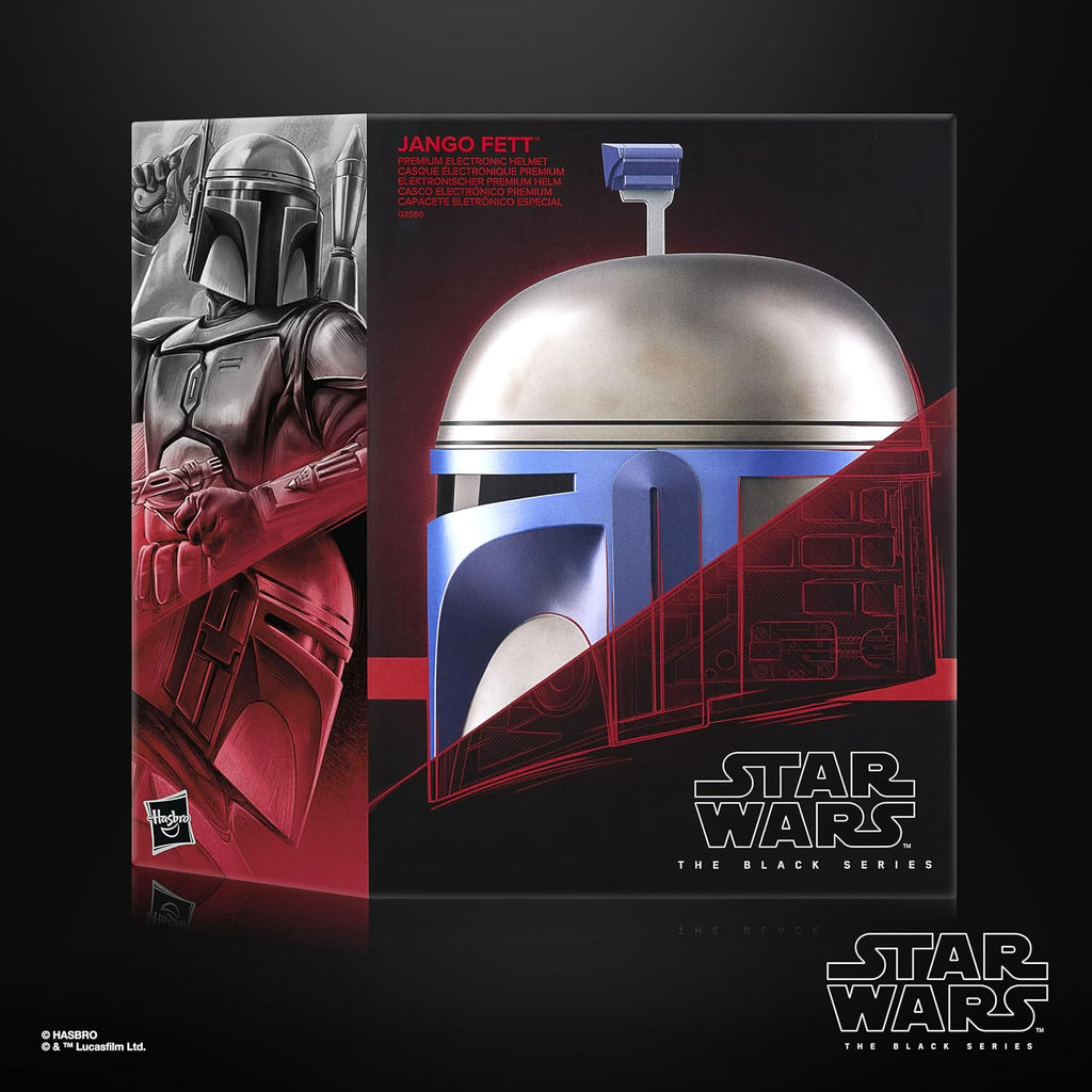 STAR WARS negro Series Jango Fett, casco de rol premium