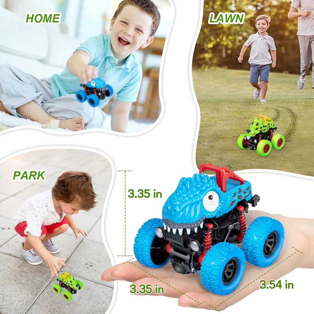 LODBY Juguetes de dinosaurio para niños de 2, 3, 4 y 5 años - Camio...