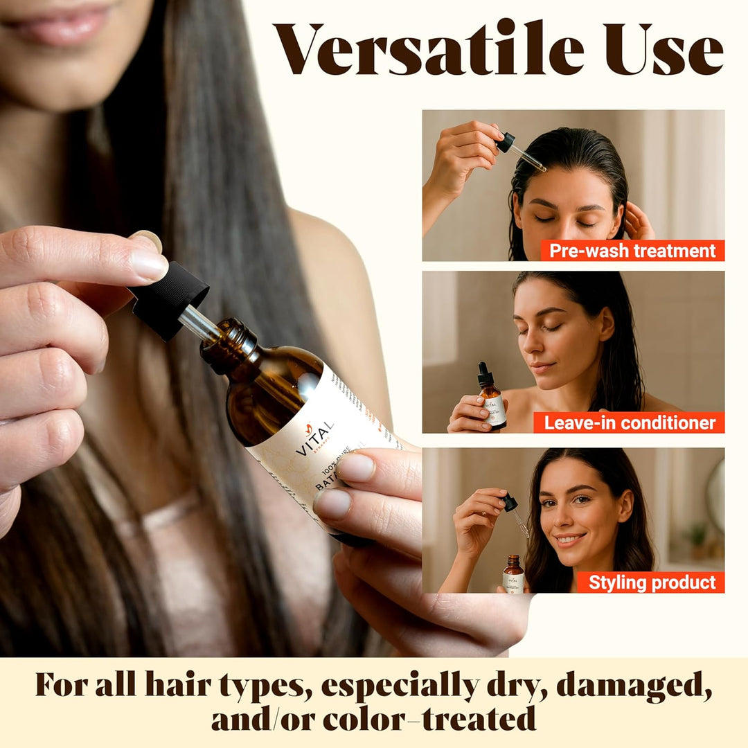 Vital Strands Aceite de Batana para el Crecimiento del Cabello \u20...