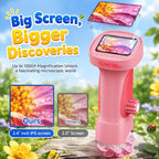 1000X Microscopio Digital Portátil para Niños: Explorador 4K Lupa Fotográfica