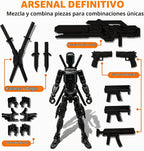 Titan 13 Figura de acción, 3D impreso simulado robot 13 figuras de