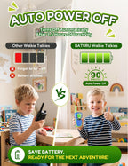 Walkie Talkies para niños, paquete de 3, regalos para niños y niñas, juguetes de 5-10 años de edad