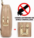 Bolso cruzado antirrobo para mujer, bolso bandolera pequeño
