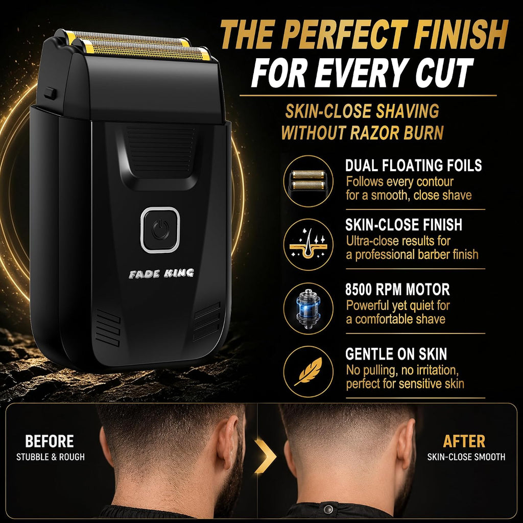 FADEKING Cortadora de pelo profesional para hombres, kit de recortadora y