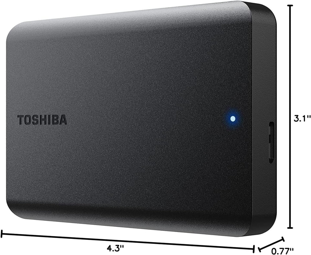 Toshiba Canvio Basics 4TB Disco duro externo portátil USB 3.0, Negr...