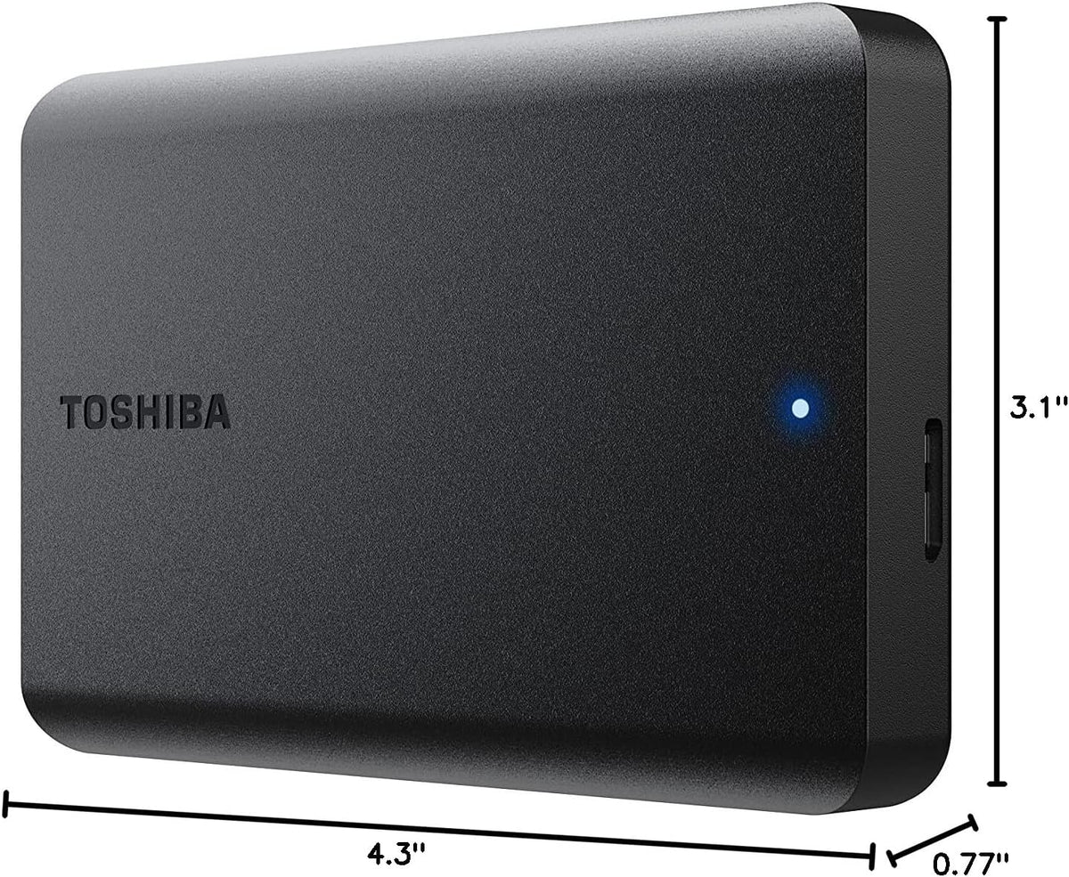 Toshiba Canvio Basics 4TB Disco duro externo portátil USB 3.0, Negr...