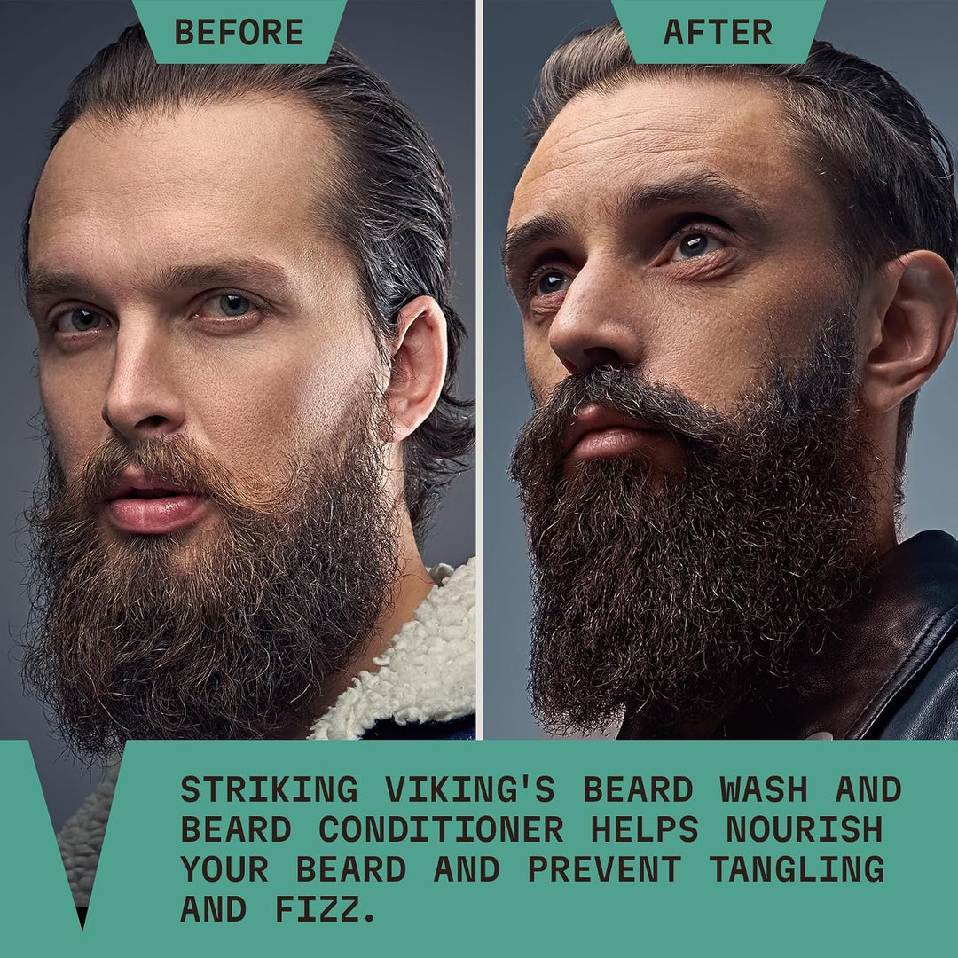 Striking Viking Jabón y acondicionador para barba \u2013 20 onzas l...