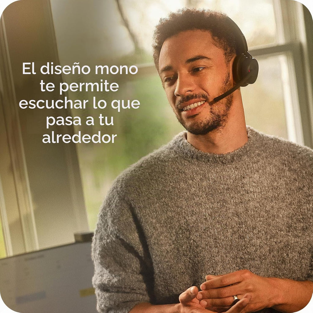 Jabra Evolve3 45 - Auriculares inalámbricos Bluetooth con micrófono, USB-A