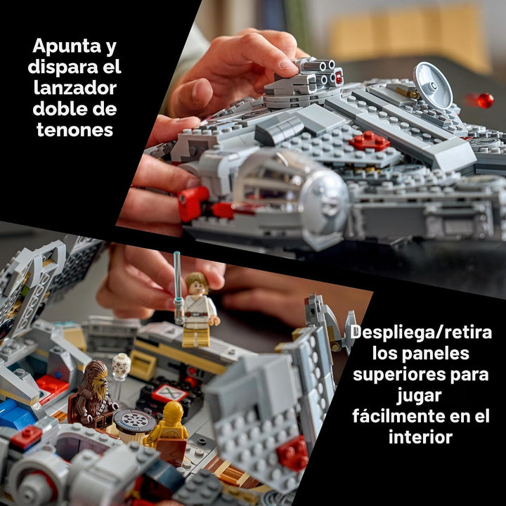 LEGO Star Wars SMART Play: Millennium Falcon Starship Building Toy...