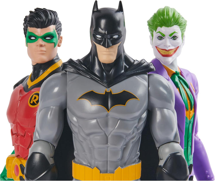 DC Comics Figuras de acción de Batman: Joker, Robin y el Hombre Mur...