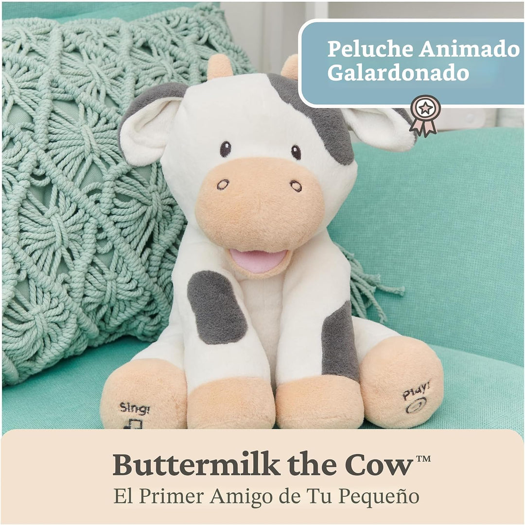 Baby GUND Buttermilk the Cow Peluche Animado, Juguete Sensorial de...