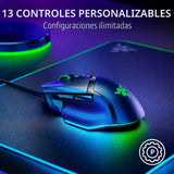 Razer Basilisk V3 35K Ratón ergonómico con cable para juegos: rueda...