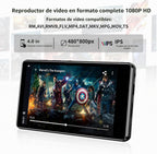 Reproductor de MP3 con Bluetooth y WiFi, M503Pro 16GB MP4 para niños con Spotify, Spotify Kids, radio FM, audible, reproductor de música con pantalla táctil de 4.0 pulgadas con controles