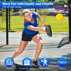 MTEN Palas de Pickleball Set de 2/4/1 Aprobadas USAPA; Raquetas de Fibra de Vidrio