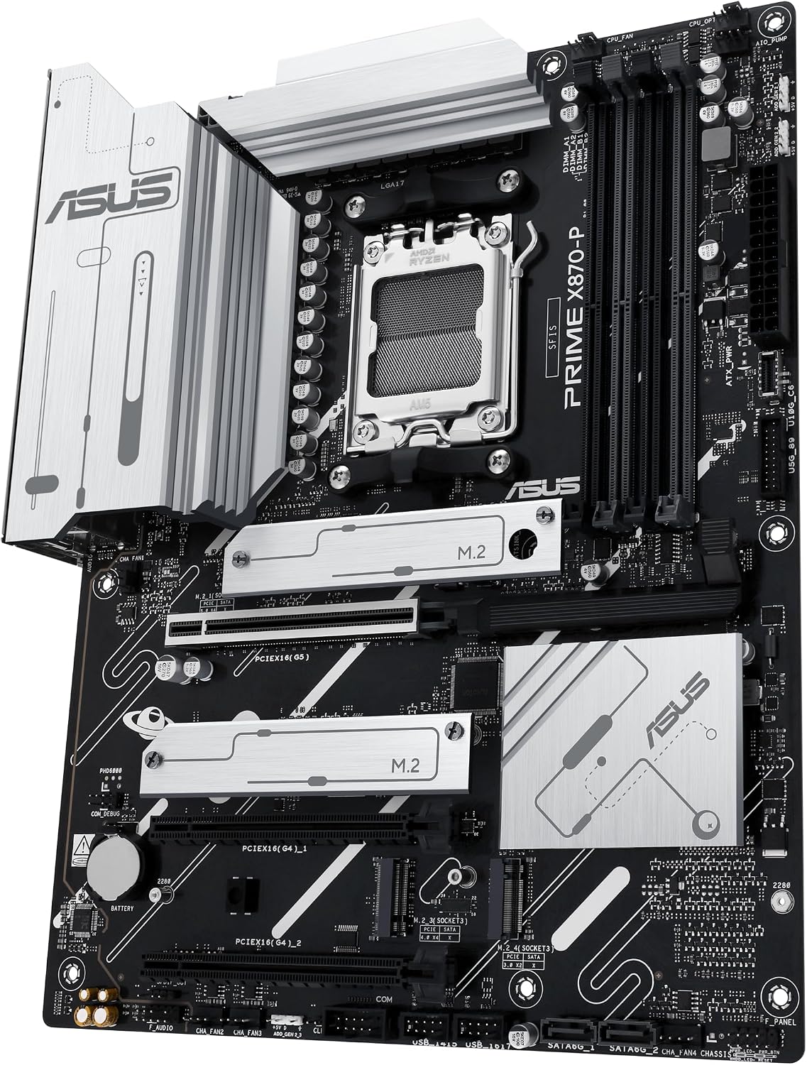 ASUS Prime X870-P-CSM AMD AM5 X870 ATX Business Motherboard, 14+2+1...