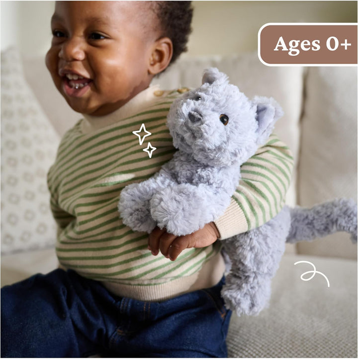 GUND Bootsie - Juguete de peluche de gatito azul inglés, animal de...