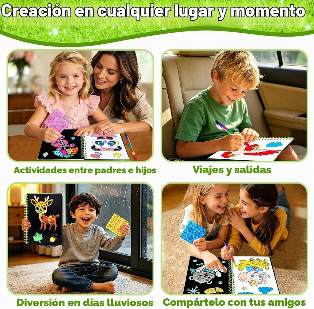FUNNYB&G Kit de manualidades de aluminio para niños, juguete de regalo de