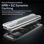 Bestoss SSD PCIe4.0 NVMe M.2 2280 de 2 TB con disipador de calor