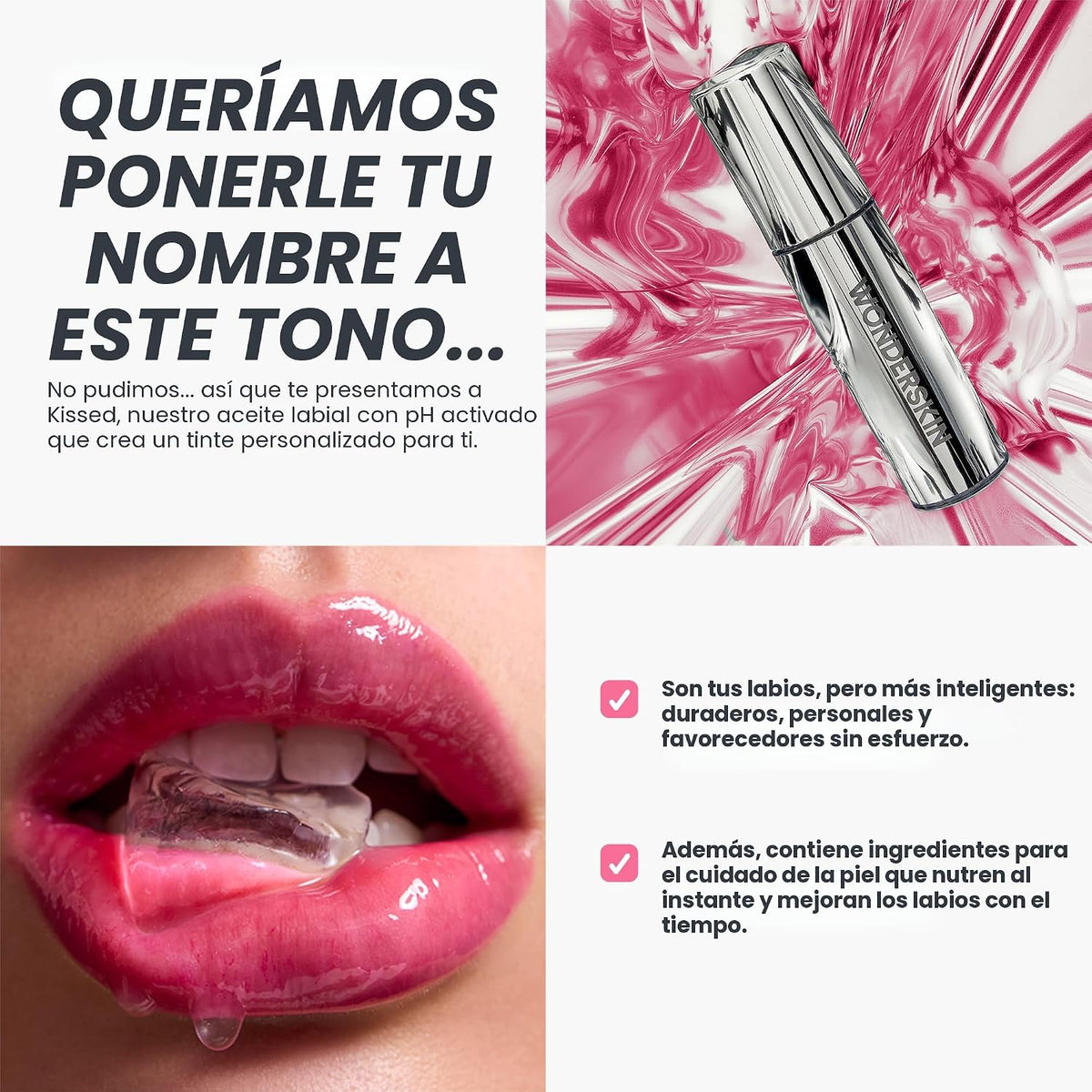 Wonderskin Sérum de rehabilitación de aceite de labios \u2013 Aceit...