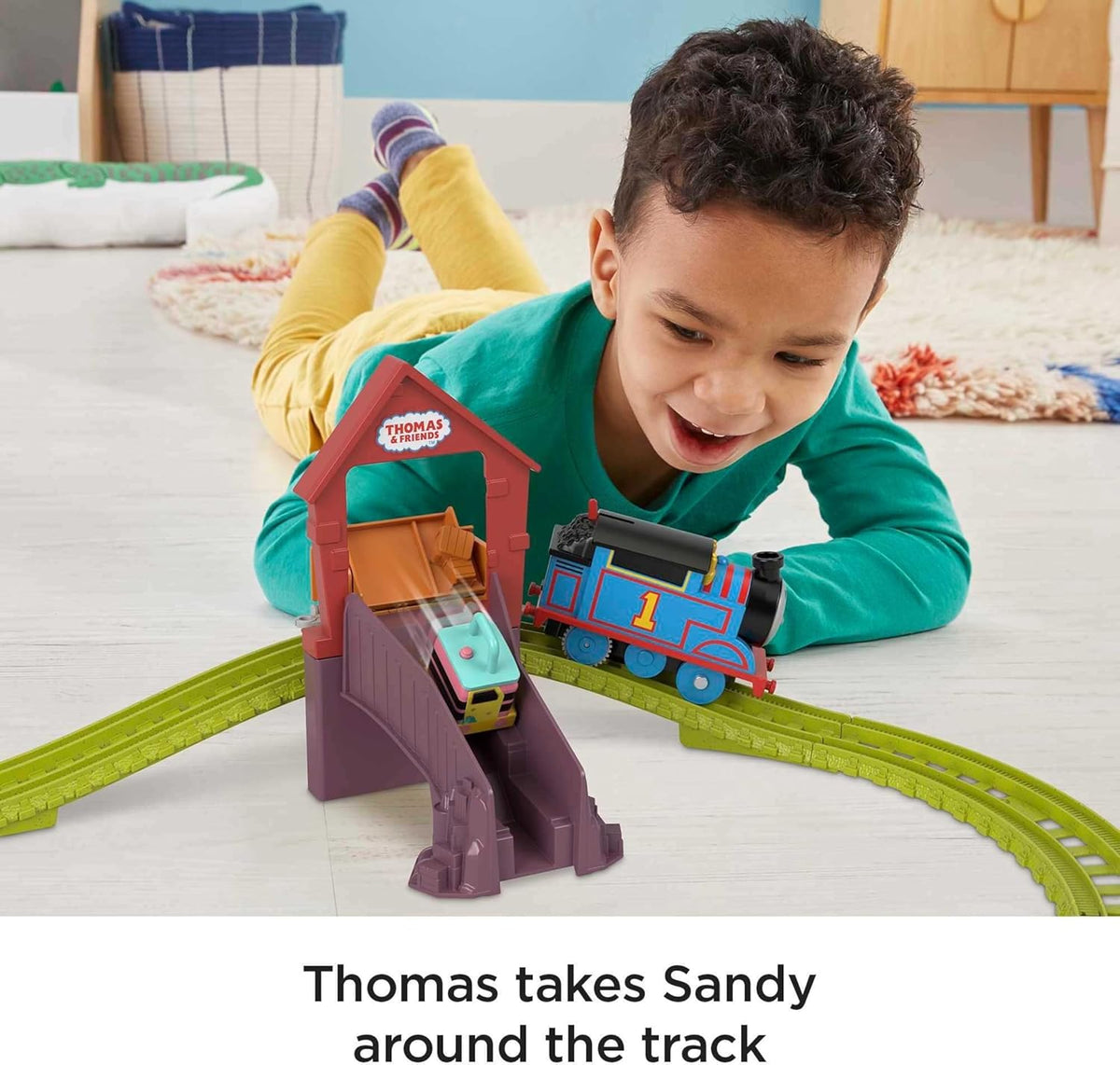 Thomas &amp; Friends Juego de tren de juguete motorizado Fix 'e...