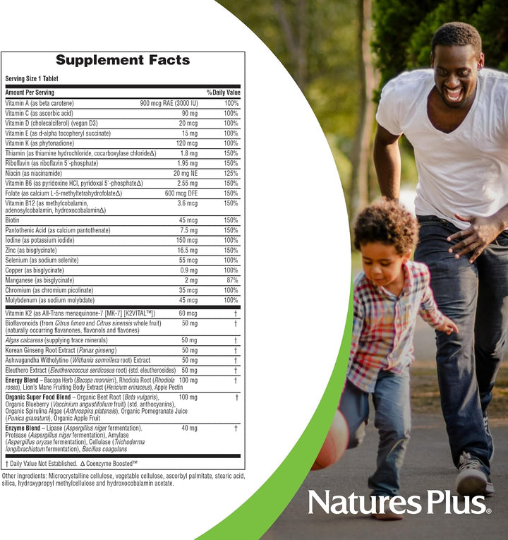 Natures Plus His Journey - 30 tabletas - Multivitamínico para hombr...
