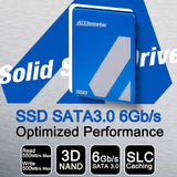 Acclamator SSD 512GB 2.5 pulgadas SSD interno SATA3 6Gb\/s unidad d...