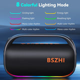 BSZHI Altavoz Bluetooth de 80 W (máximo de 120 W) Fuerte, Altavoces...