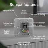 SAF Aranet4 Home Monitor inalámbrico de calidad del aire