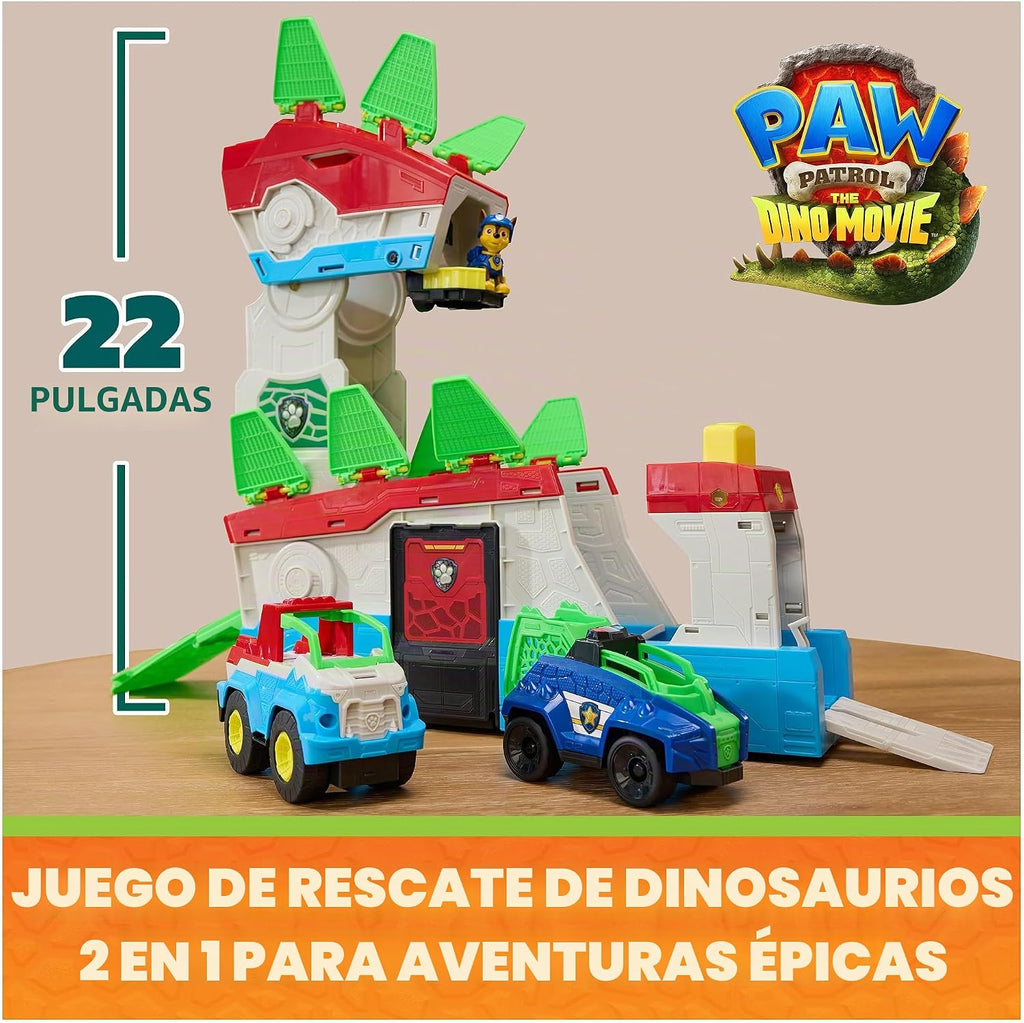 PAW Patrol: Dino Movie, Dino Mobile Headquarters, 2-en-1 Playset
