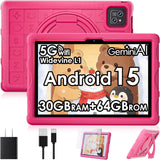 Tablet Android 15 2026, tableta de 10.1 pulgadas con funda a prueba...