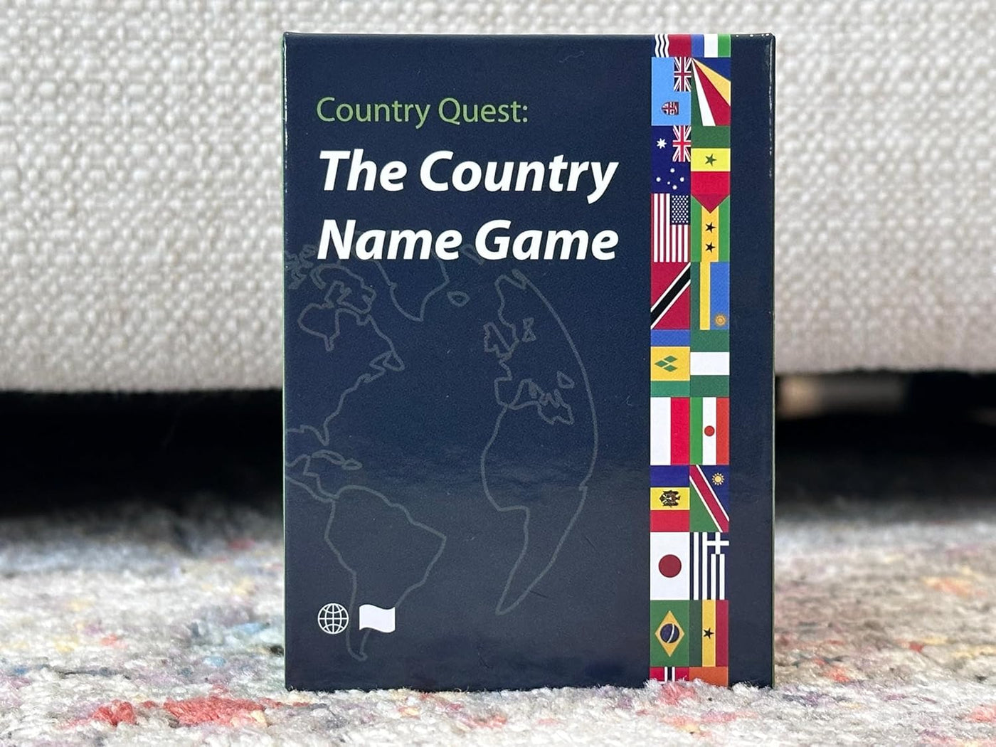 Juego de cartas y tarjetas de historia mundial y geografía