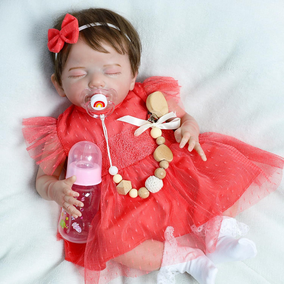 SCOM Muñecas Bebé Reborn Niña de 20 Pulgadas, Recién Nacida Realist...