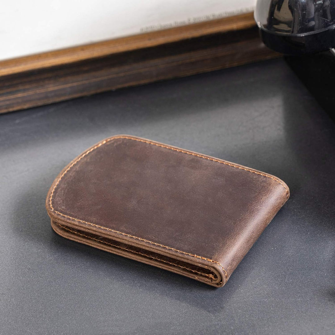 Cartera Polare delgada curva para bolsillo frontal con bloqueo RFID...