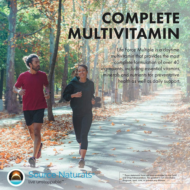 Source Naturals Life Force Múltiples Sin Hierro Activador de Energí...