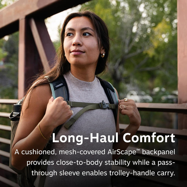 Osprey Transporter 26+6 Travel Pack - Expandable Personal Item Back...