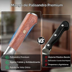 YOTSUBA Juego de 5 cuchillos de cocina japoneses con mango ergonómico de